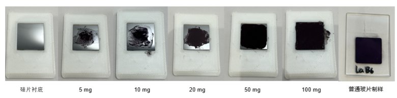 界FRINGE 使用微量樣品臺加載不同質量的微量樣品進行對比測試(圖1) 界FRINGE 使用微量樣品臺加載不同質量的微量樣品進行對比測試(圖1)